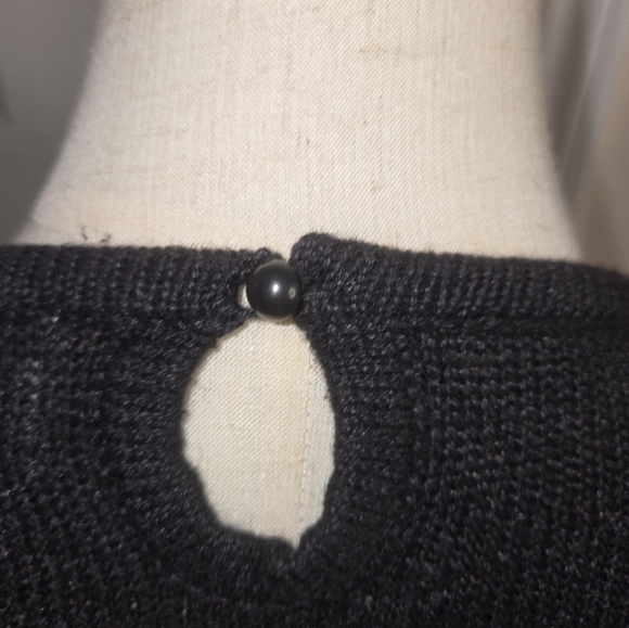 Stunning Vintage Sequin Floral Themed Sweater By Images By Duet Sz M - Picture 6 of 8